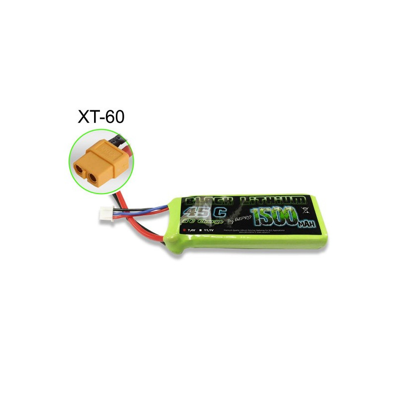 ACCU ROXXY LIPO 3S 11.1V 1000MAH 30C MULTIPLEX