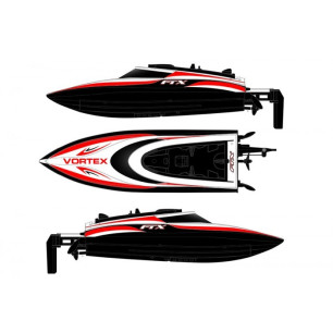 FTX Vortex bateau de course R/C 44 cm noire