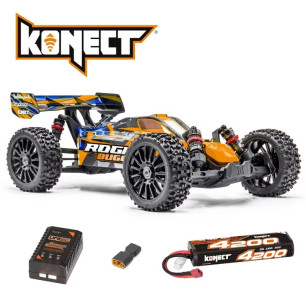 ROGUE Buggy 1/8ème Brushless Orange-PACK accus