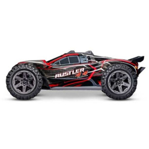 RUSTLER 4X4 BRUSHLESS 2S + HD PARTS ROUGE RUSTLER 4X4 BRUSHLESS 2S + HD PARTS ROUGE