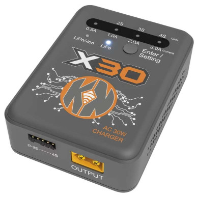 Multi-chargeur ultra rapide AC 30W LiPo - Li ion - LiFe