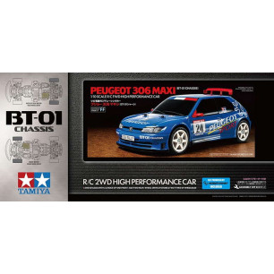Tamiya Peugeot 306 Maxi BT-01 échelle 1/10 Tamiya Peugeot 306 Maxi BT-01 échelle 1/10