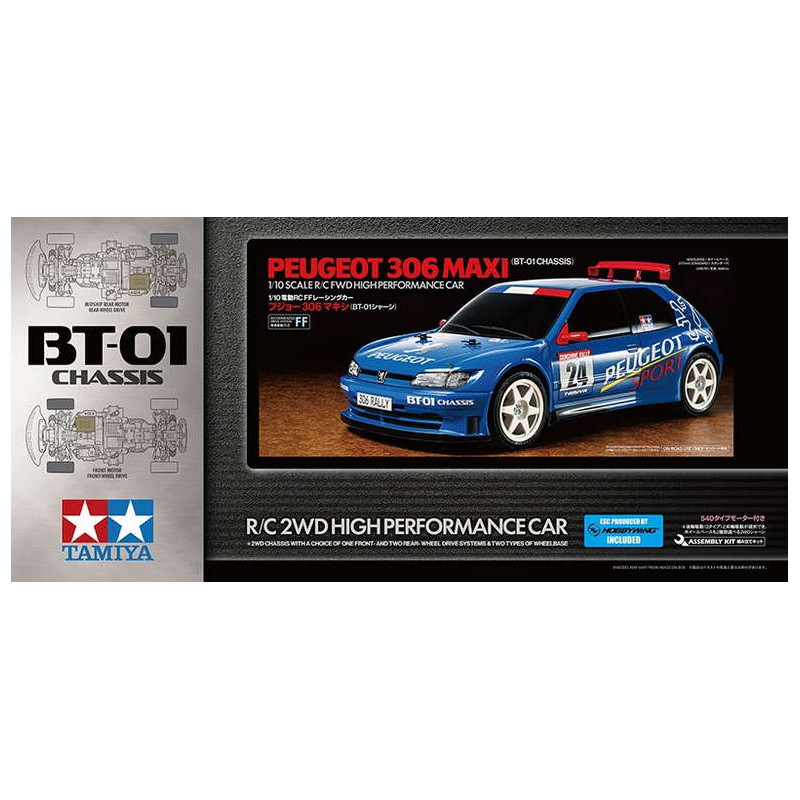 Tamiya Peugeot 306 maxi boite Tamiya Peugeot 306 maxi boite