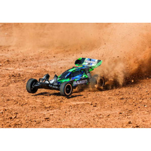 Bandit 4X2 Brushed vert + Led avec accus et chargeur