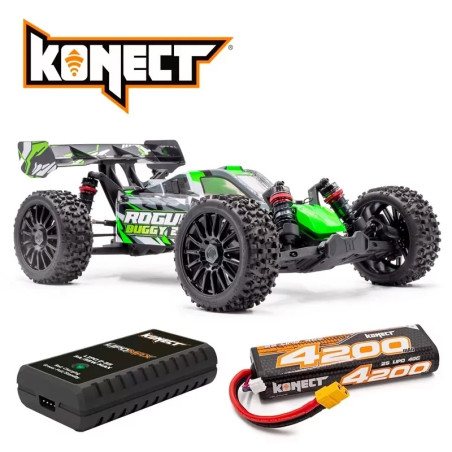 Rogue Buggy 2.0 1/8ème Brushless VERT version PACK